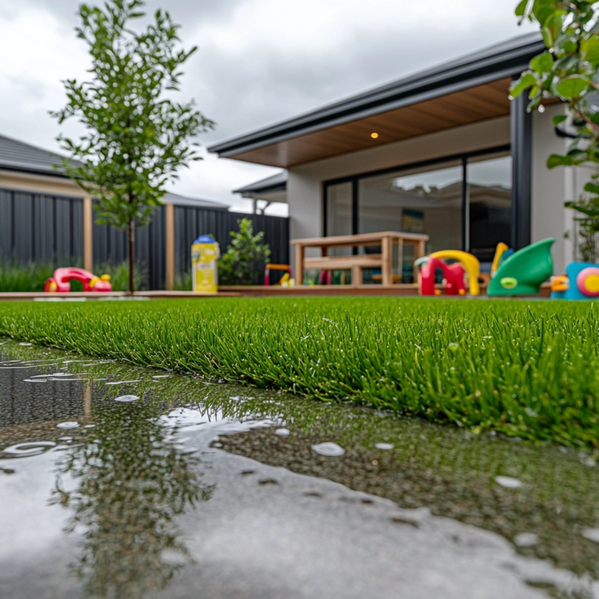 low-maintenance turf