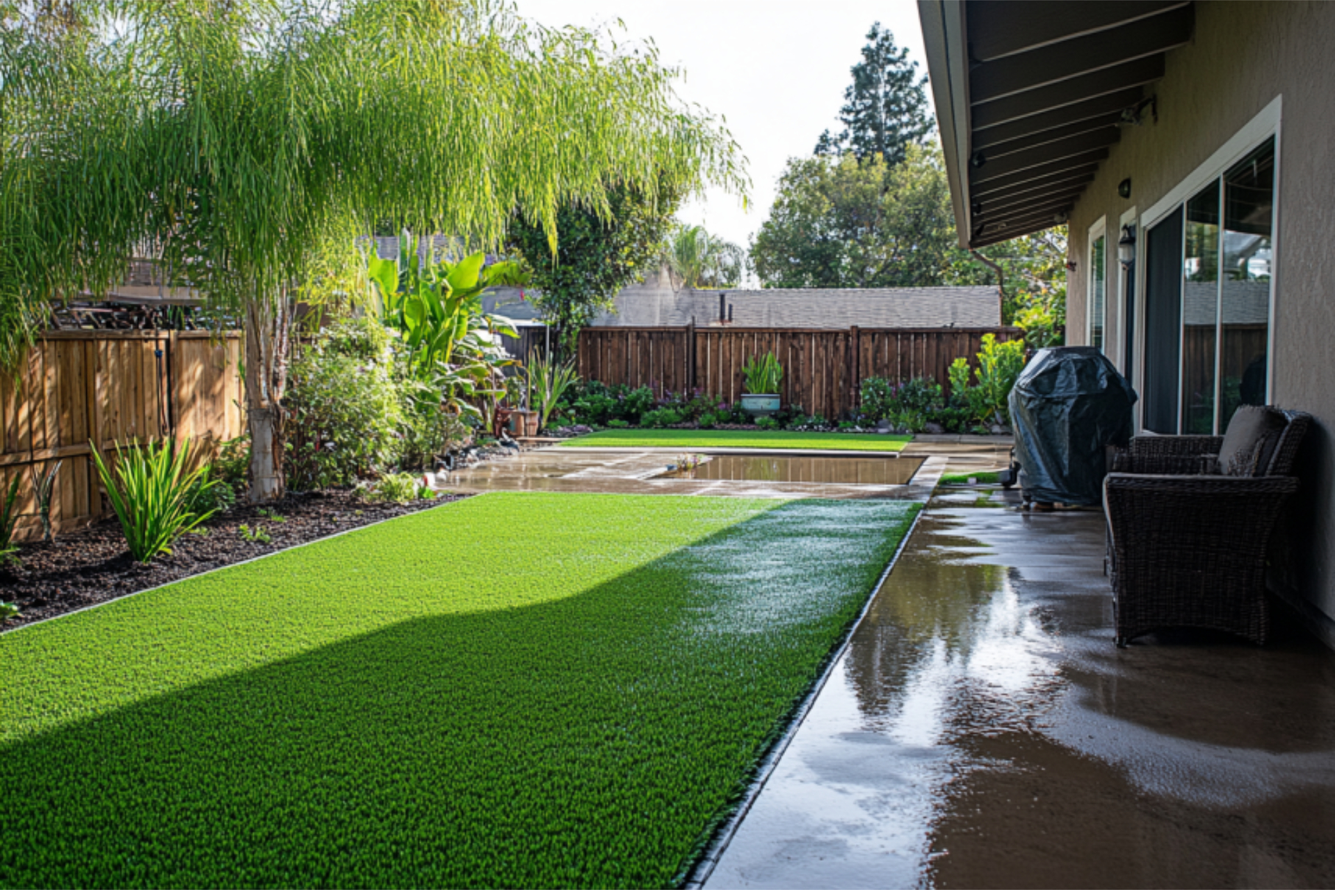artificial grass drainage