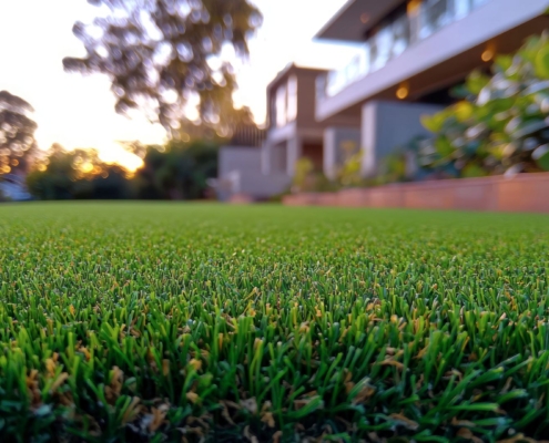 what is artificial turf made of