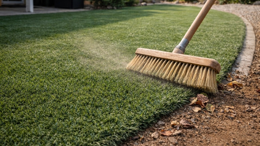 how to clean artificial grass