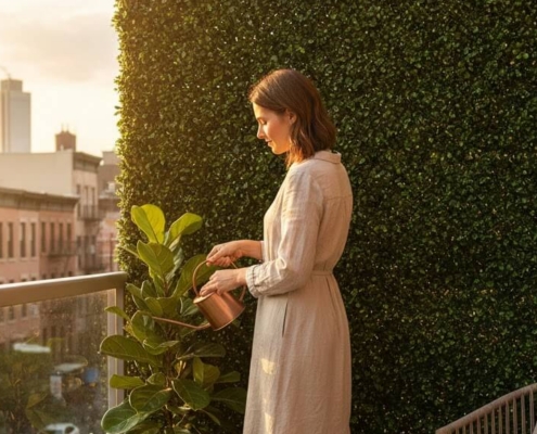 artificial hedge wall ideas for your beautiful yard.