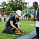An image of playground surface options