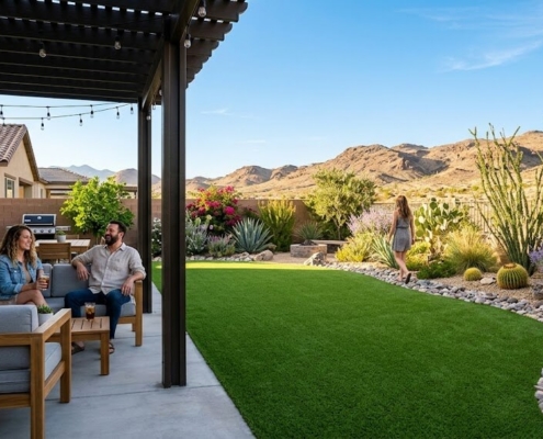 Artificial grass ideas for backyards